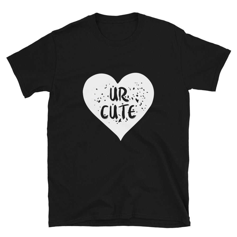 Du bist süß, valentinstagtaugliches Unisex-Softstyle-T-Shirt