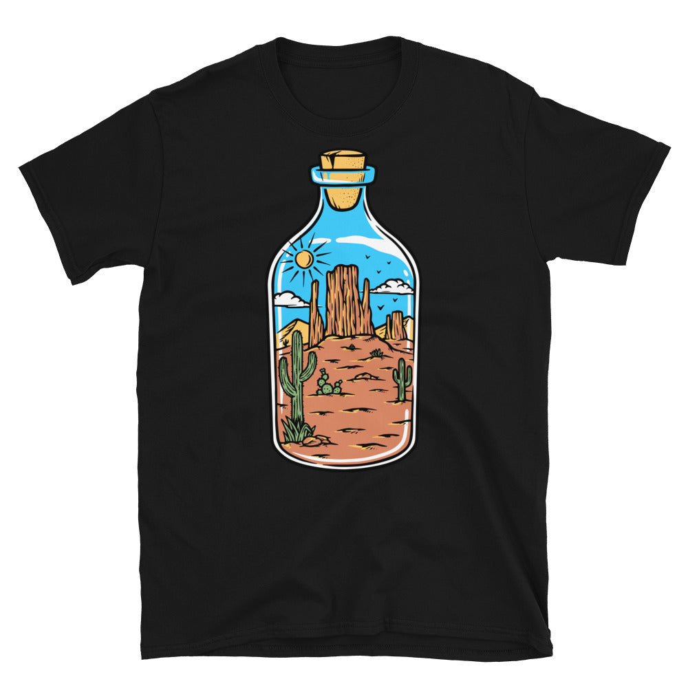 Desert Landscape in a Bottle - Fit Unisex Softstyle T-Shirt