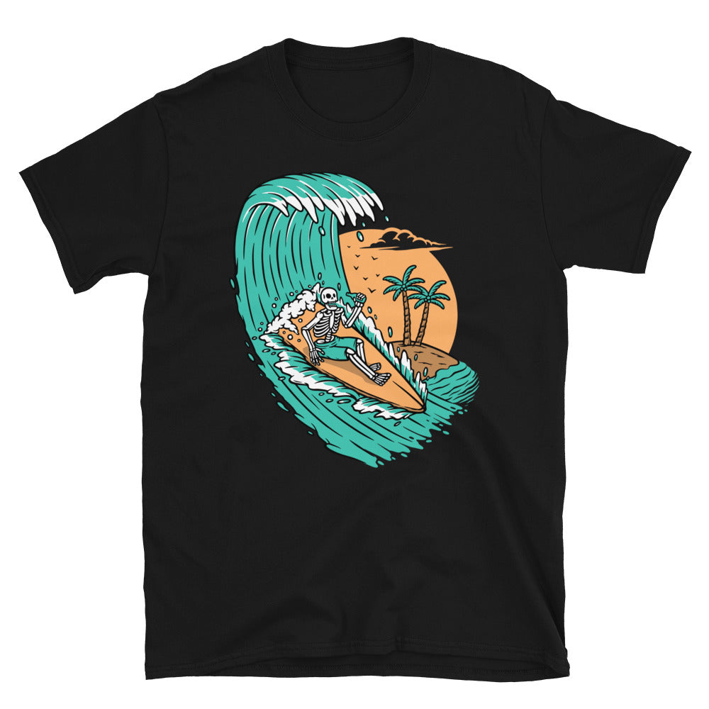 Enjoy the Sea Waves - Fit Unisex Softstyle T-Shirt