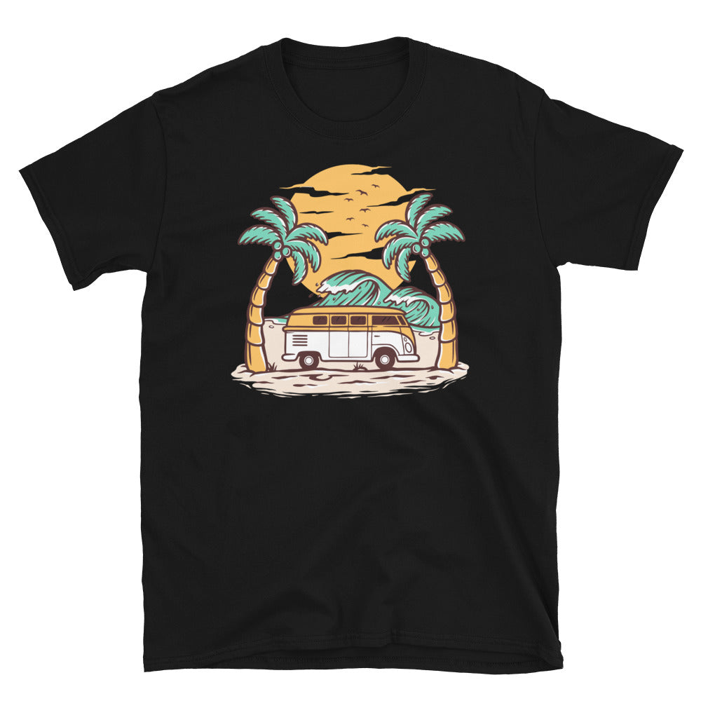 Beautiful Beach Views - Fit Unisex Softstyle T-Shirt