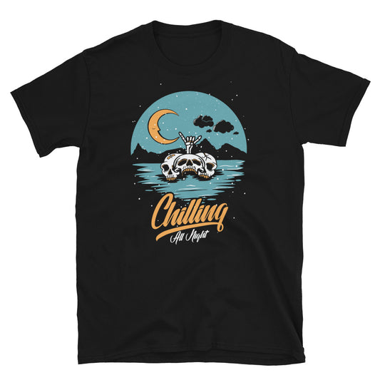 Chilling All Night - Fit Unisex Softstyle T-Shirt