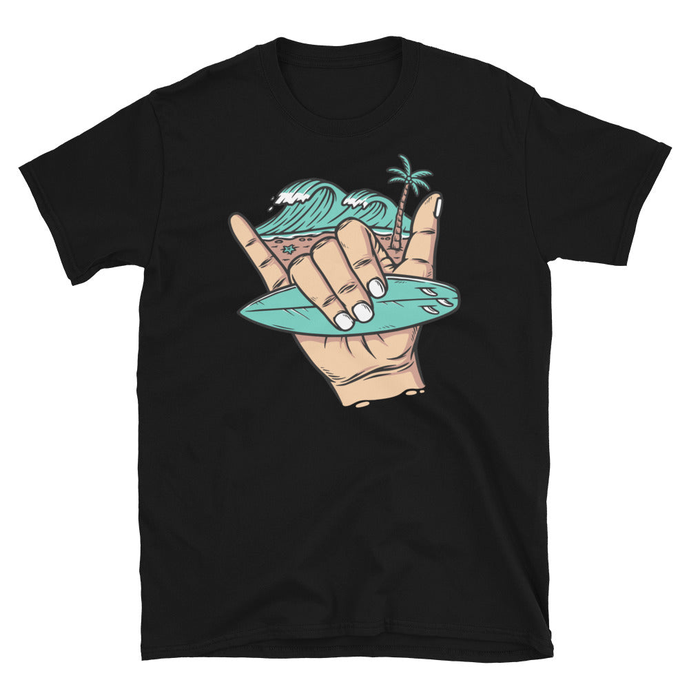 Chill Out, Hand Sign - Fit Unisex Softstyle T-Shirt