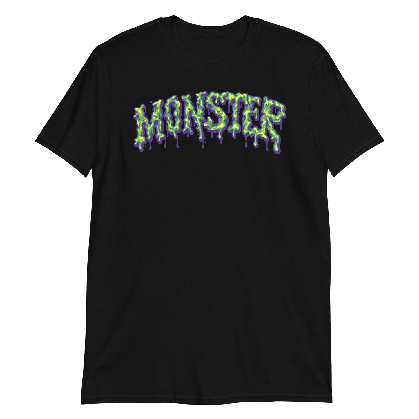 Melted Monster Font Hand Lettering Fit Unisex Softstyle T-Shirt