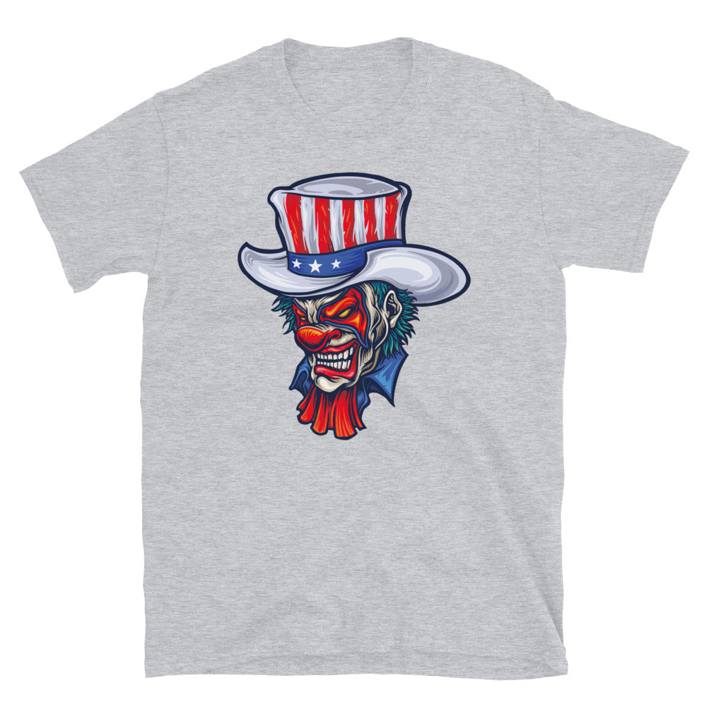 Payaso malvado, Halloween americano - Camiseta unisex de estilo suave