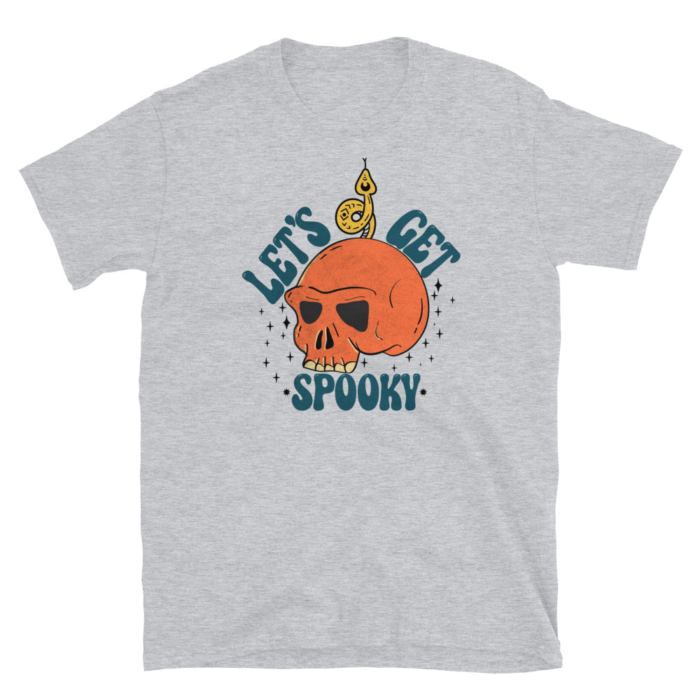 Let's Get Spooky Retro Halloween Fit Unisex Soft style T-Shirt