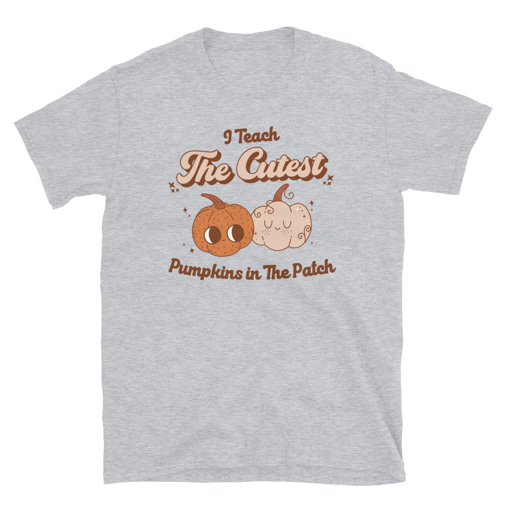 I teach The Cutest Pumpkins in the Patch Fit Unisex Soft style T-ShirtI teach The Cutest Pumpkins in the Patch - Fit Unisex Soft style T-Shirt