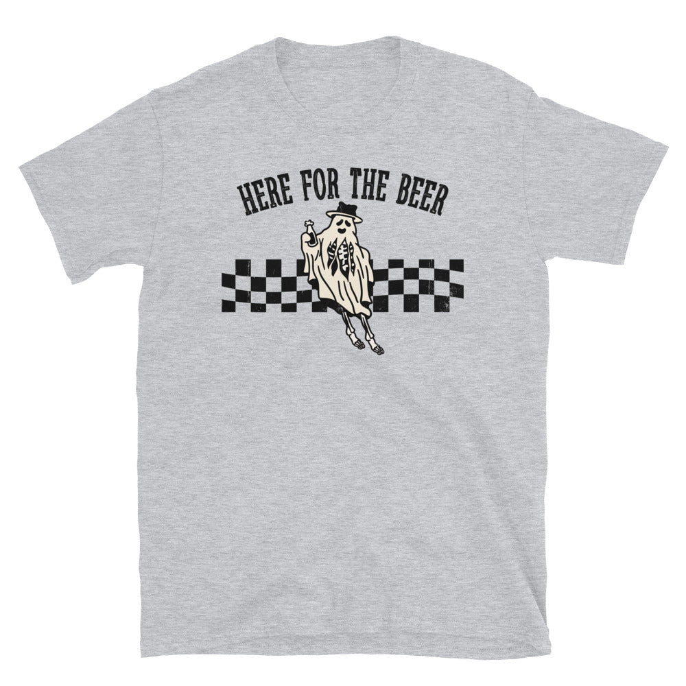 Here For The Beer Ghost - Ghostly Beer Lover's Shirt