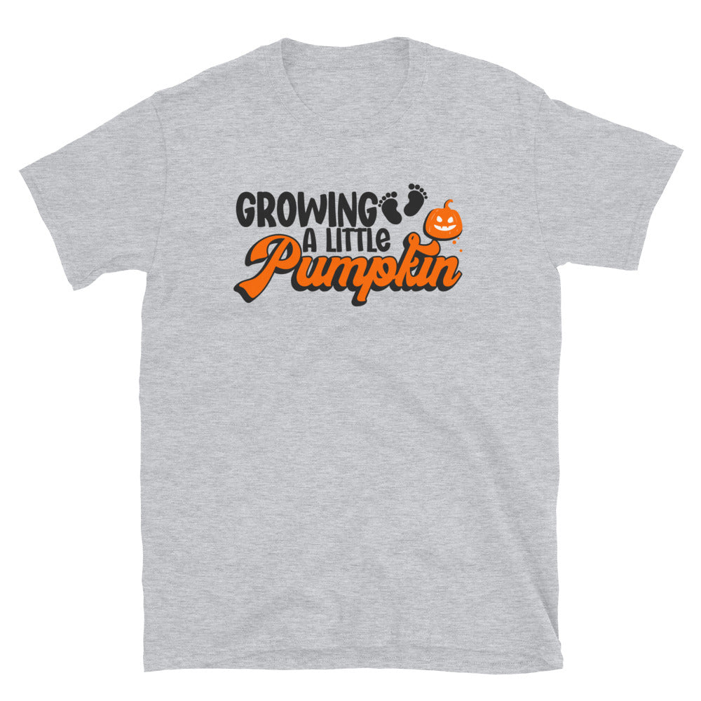 Growing a Little Pumpkin, Halloween - Fit Unisex Soft style T-Shirt