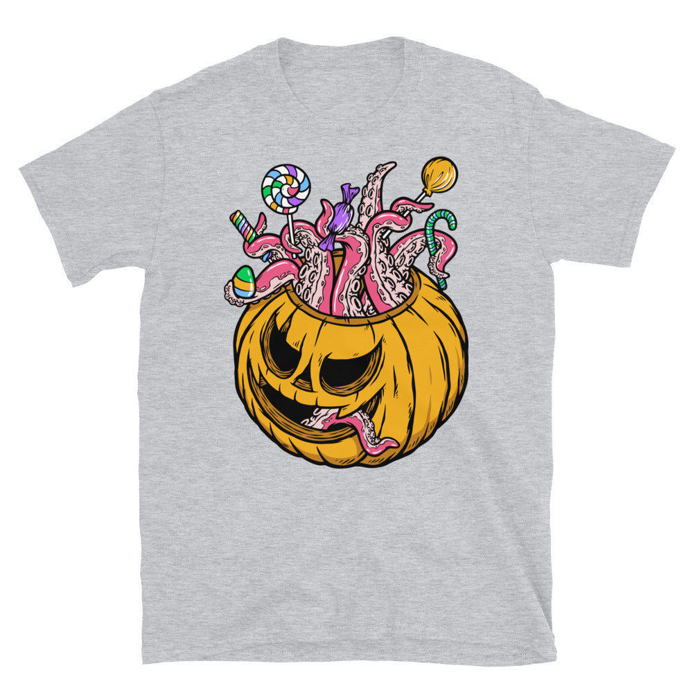 Halloween Candy With Tentacles - Fit Unisex Softstyle T-Shirt