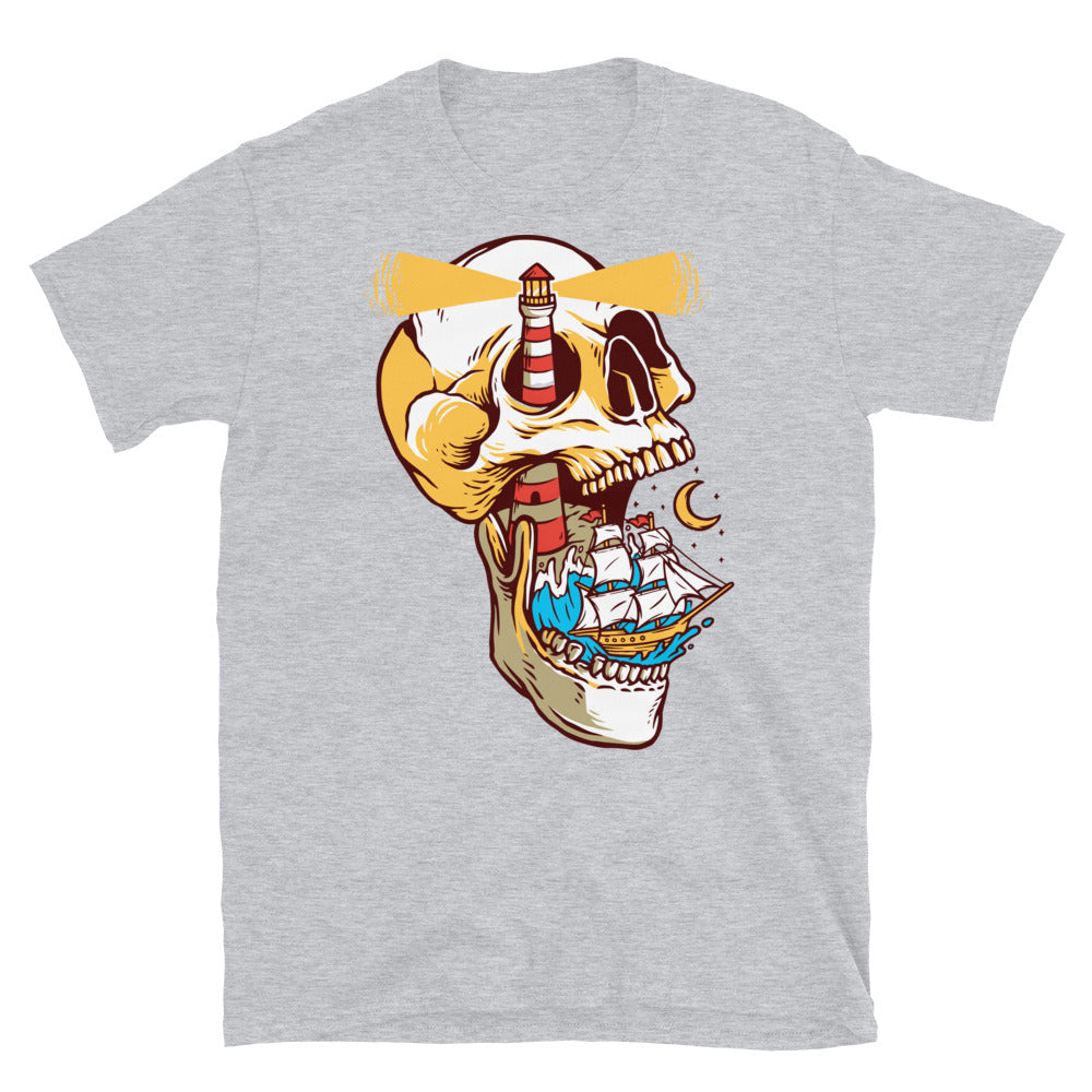 Sailing on the skull island Fit Unisex Softstyle T-Shirt