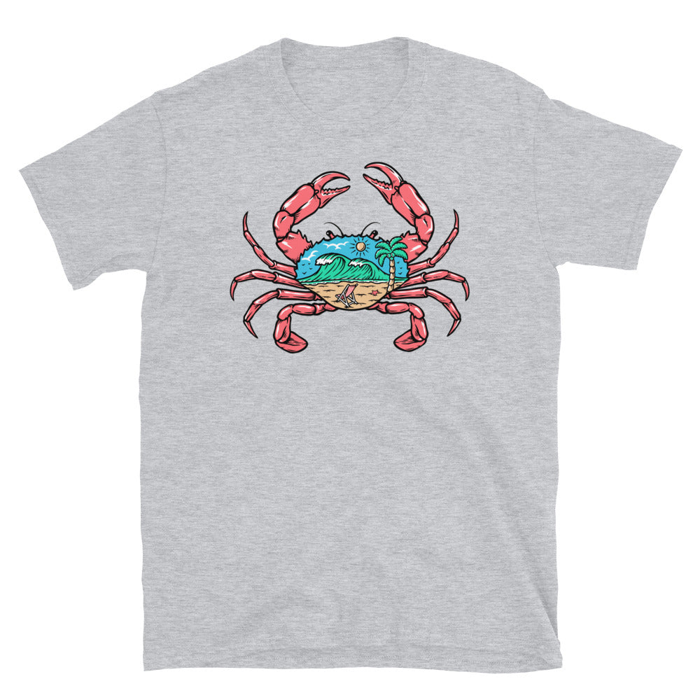 Beach View Inside the Crab - Fit Unisex Softstyle T-Shirt