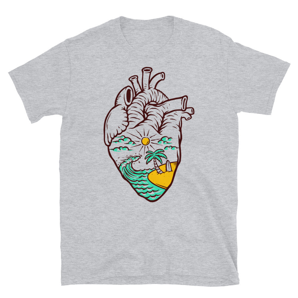 Beach in my Heart - Fit Unisex Softstyle T-Shirt