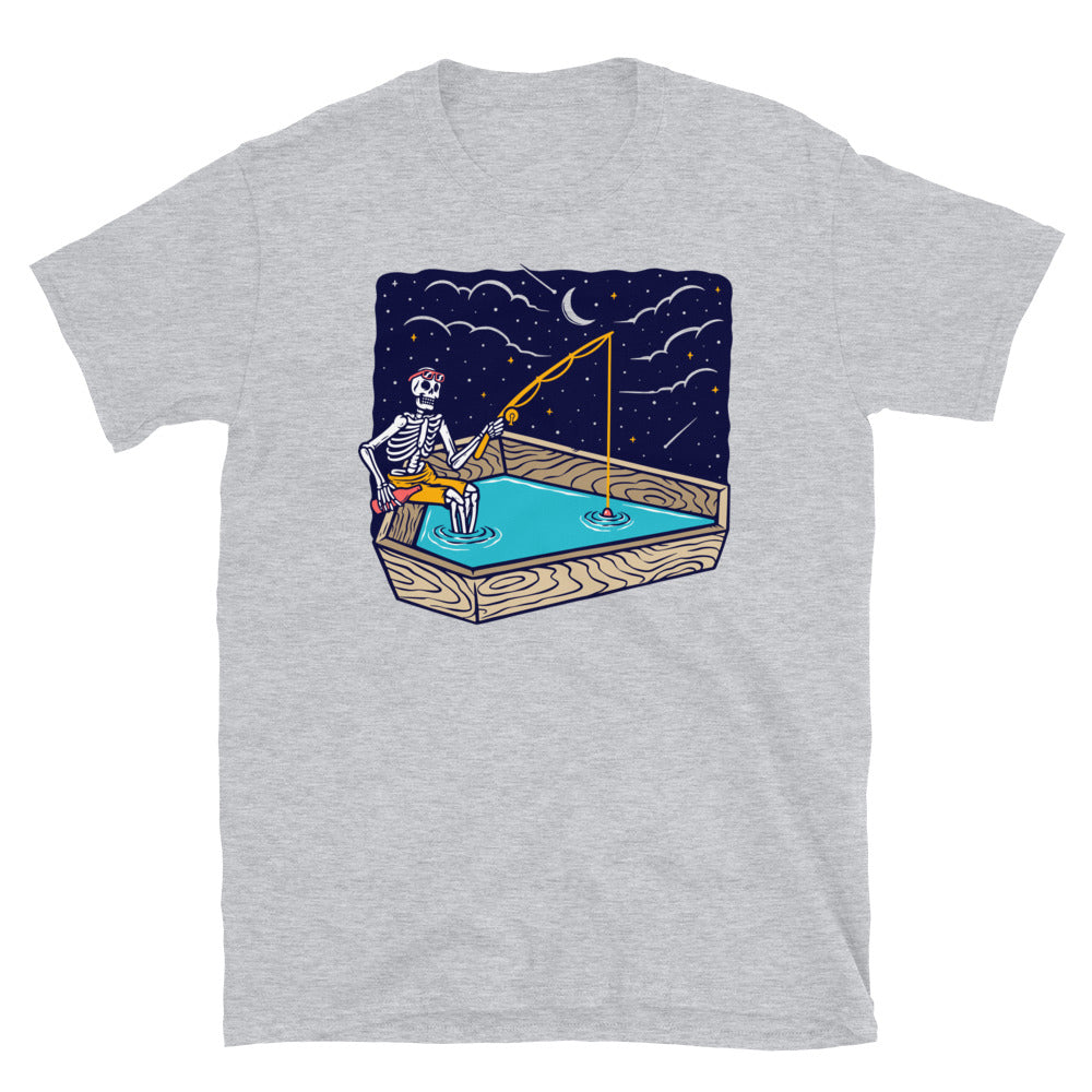 Fishing at Night - Fit Unisex Softstyle T-Shirt