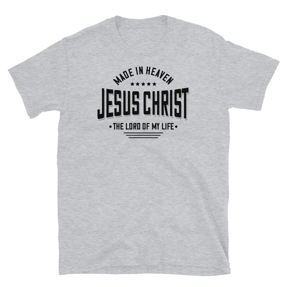 Jesus Christ Made in Heaven - Fit Unisex Softstyle T-ShirtJesus Christ Made in Heaven - Fit Unisex Softstyle T-Shirt