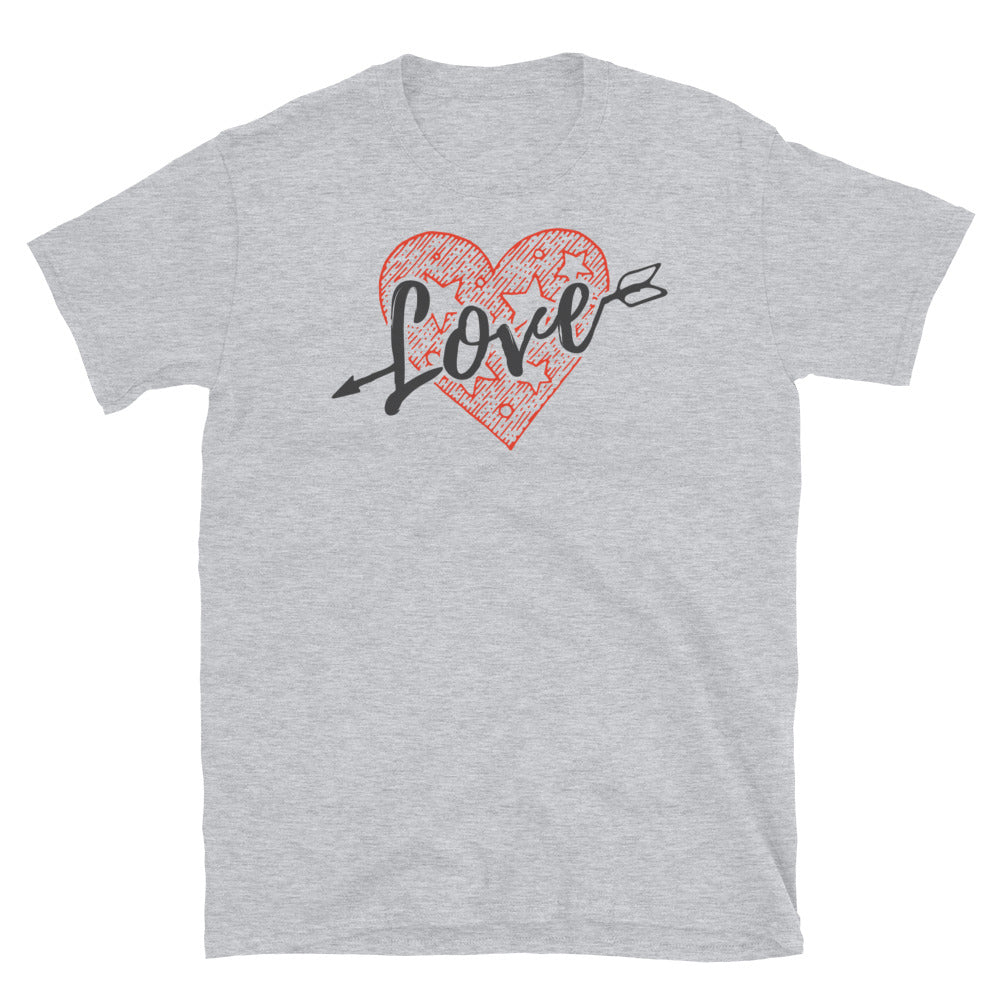 Love, Valentine for couples Fit Unisex Softstyle T-Shirt