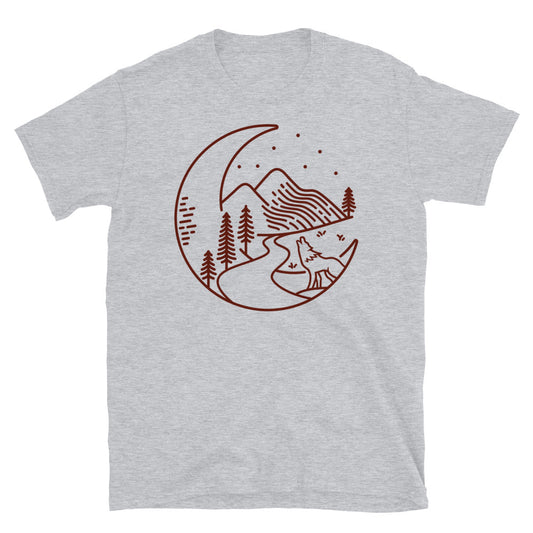 Moon and night Fit Unisex Softstyle T-Shirt