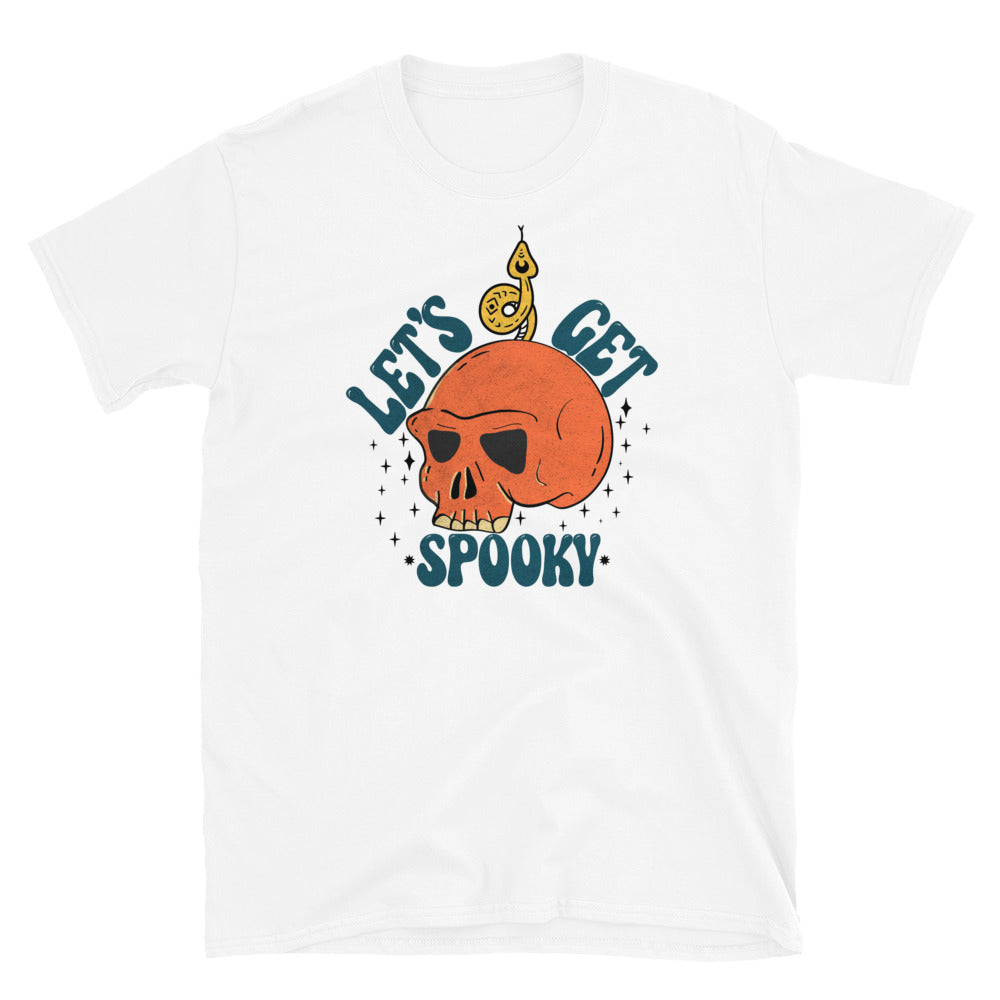 Let's Get Spooky Retro Halloween Fit Unisex Soft style T-Shirt