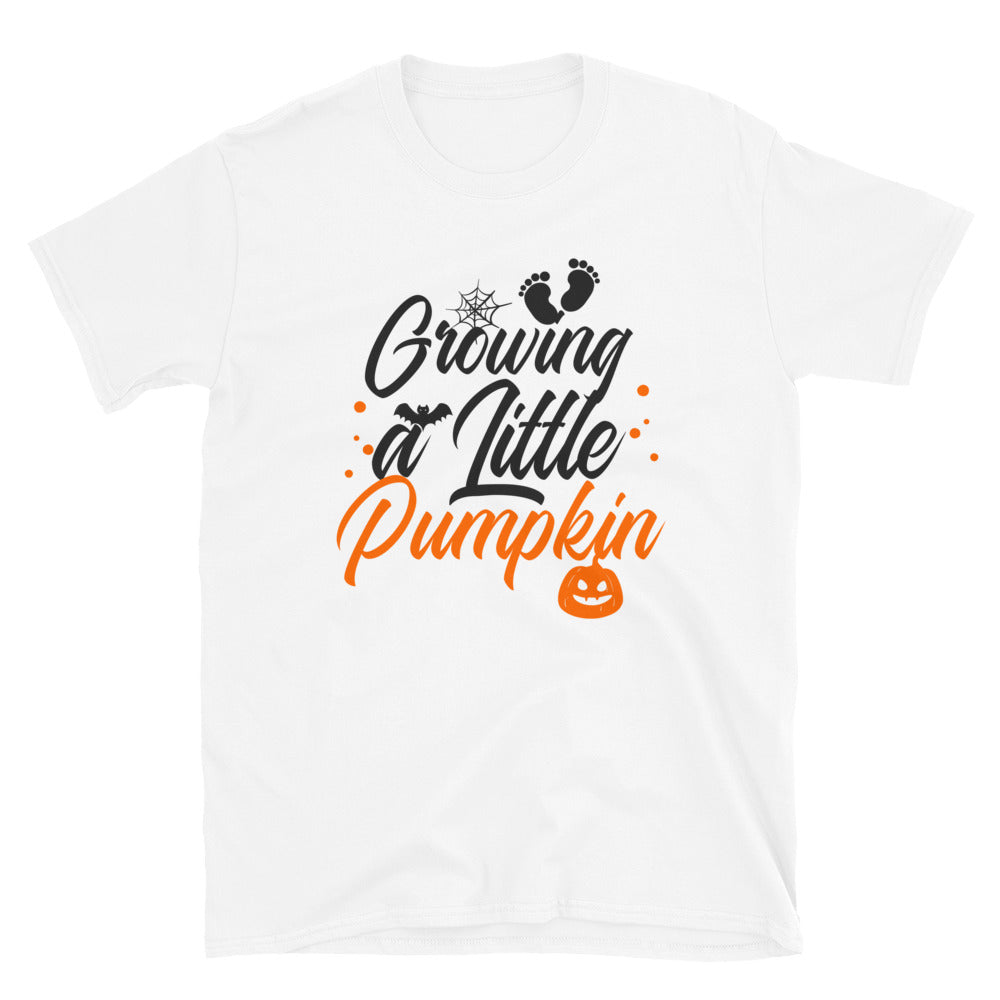 Growing a Little Pumpkin Halloween Fit Unisex Soft style T-Shirt