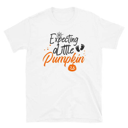 Expecting a Little Pumpkin, Halloween Fit Unisex Soft style T-Shirt