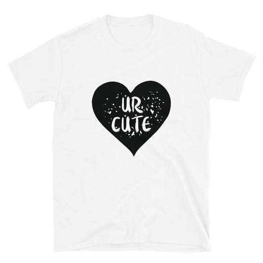 Du bist süß, valentinstagtaugliches Unisex-Softstyle-T-Shirt