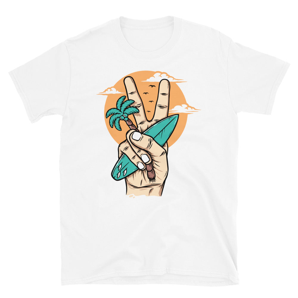 Feel Peace on the Beach - Fit Unisex Softstyle T-Shirt