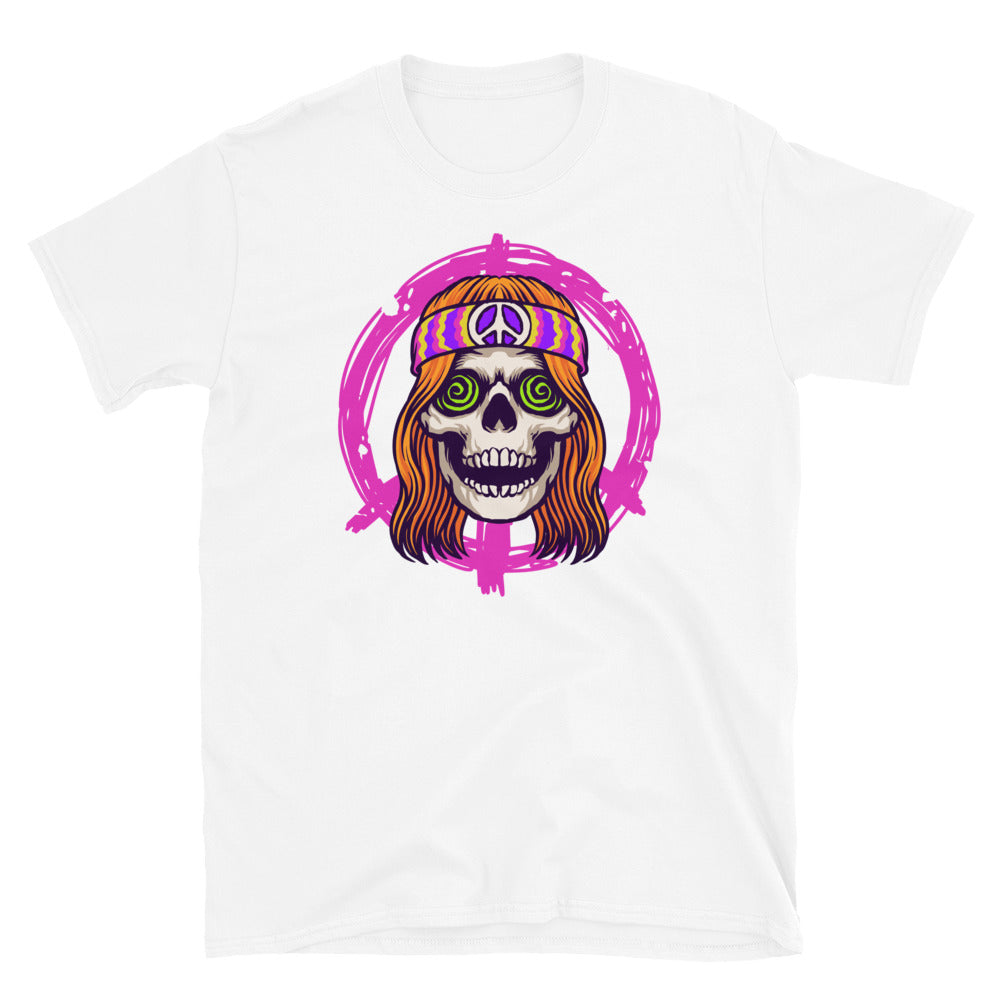 Happy Hippie Psychedelic Skull