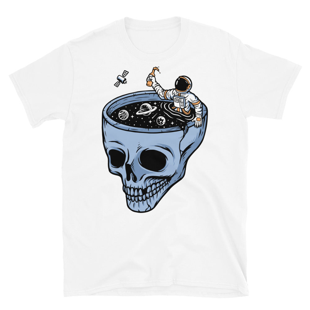 Astronauts in the Skull Pool - Fit Unisex Softstyle T-Shirt