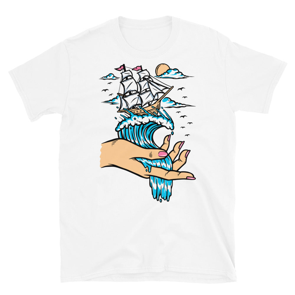 Take control of a sea, adventure Fit Unisex Softstyle T-Shirt