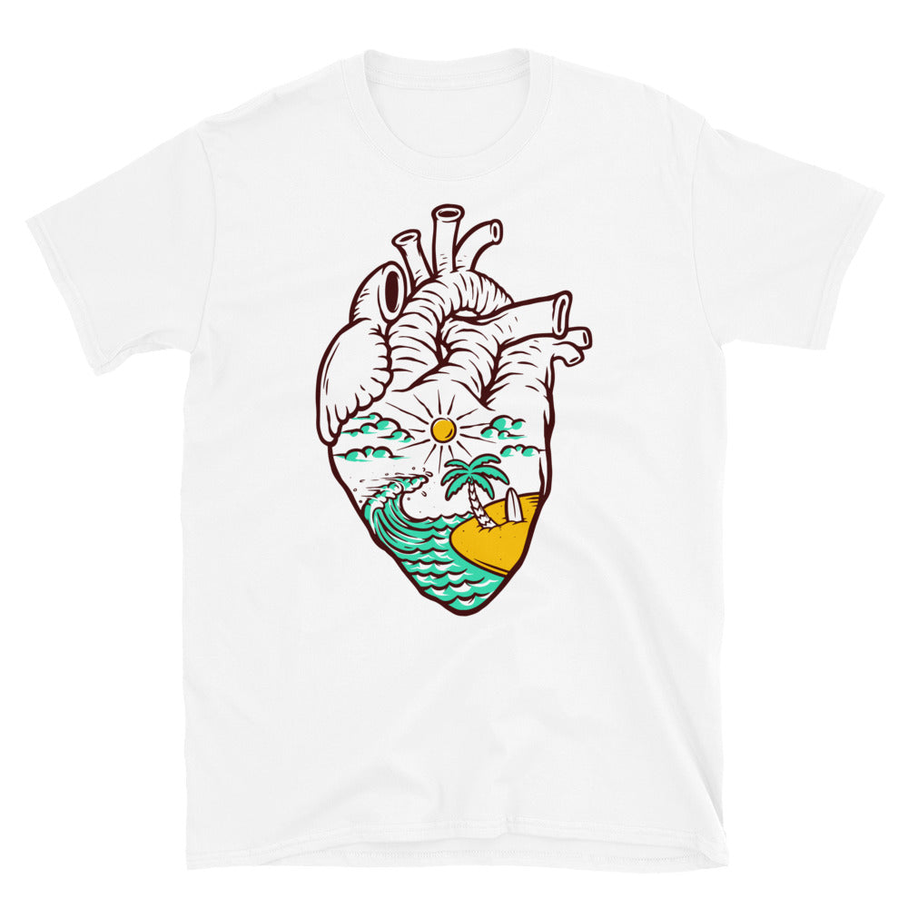 Beach in my Heart - Fit Unisex Softstyle T-Shirt