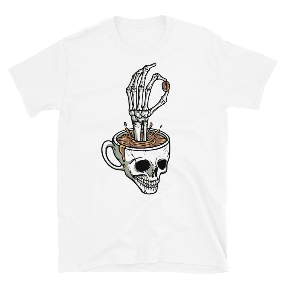 Best Skull Coffee, Coffee Bean - Fit Unisex Softstyle T-Shirt