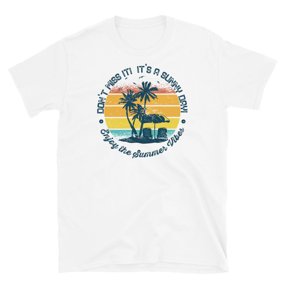 Enjoy the Summer Vibes - Fit Unisex Softstyle T-Shirt