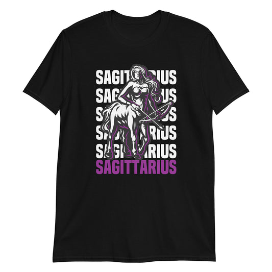 Camiseta unisex de manga corta Sagitario Zodiac