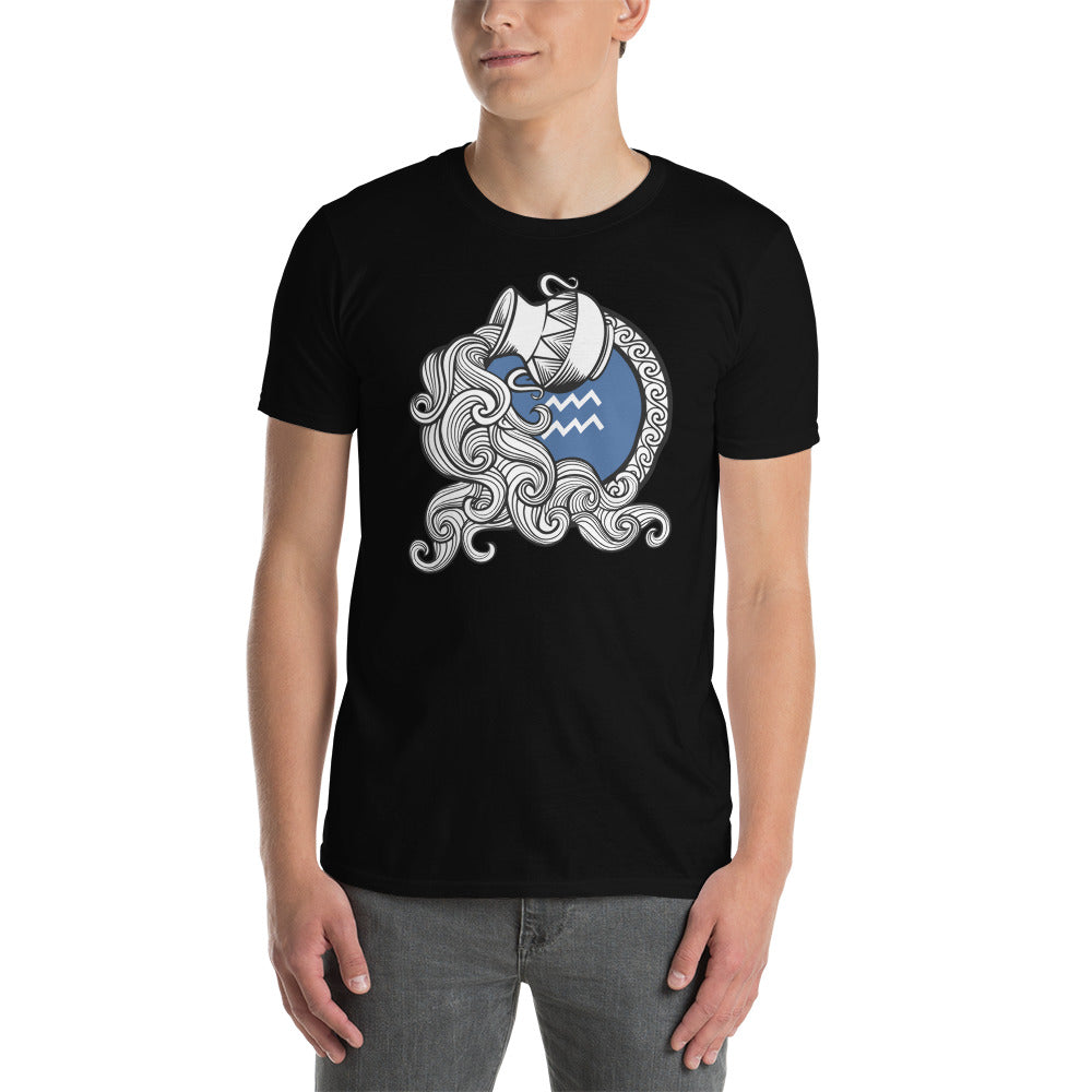 Camiseta unisex de manga corta Acuario