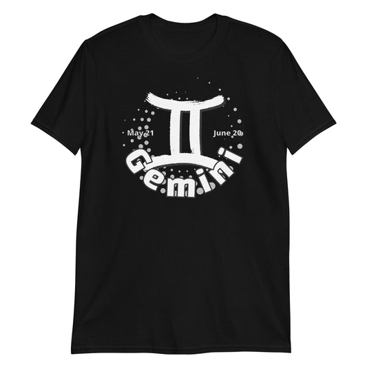 Camiseta unisex de manga corta Géminis