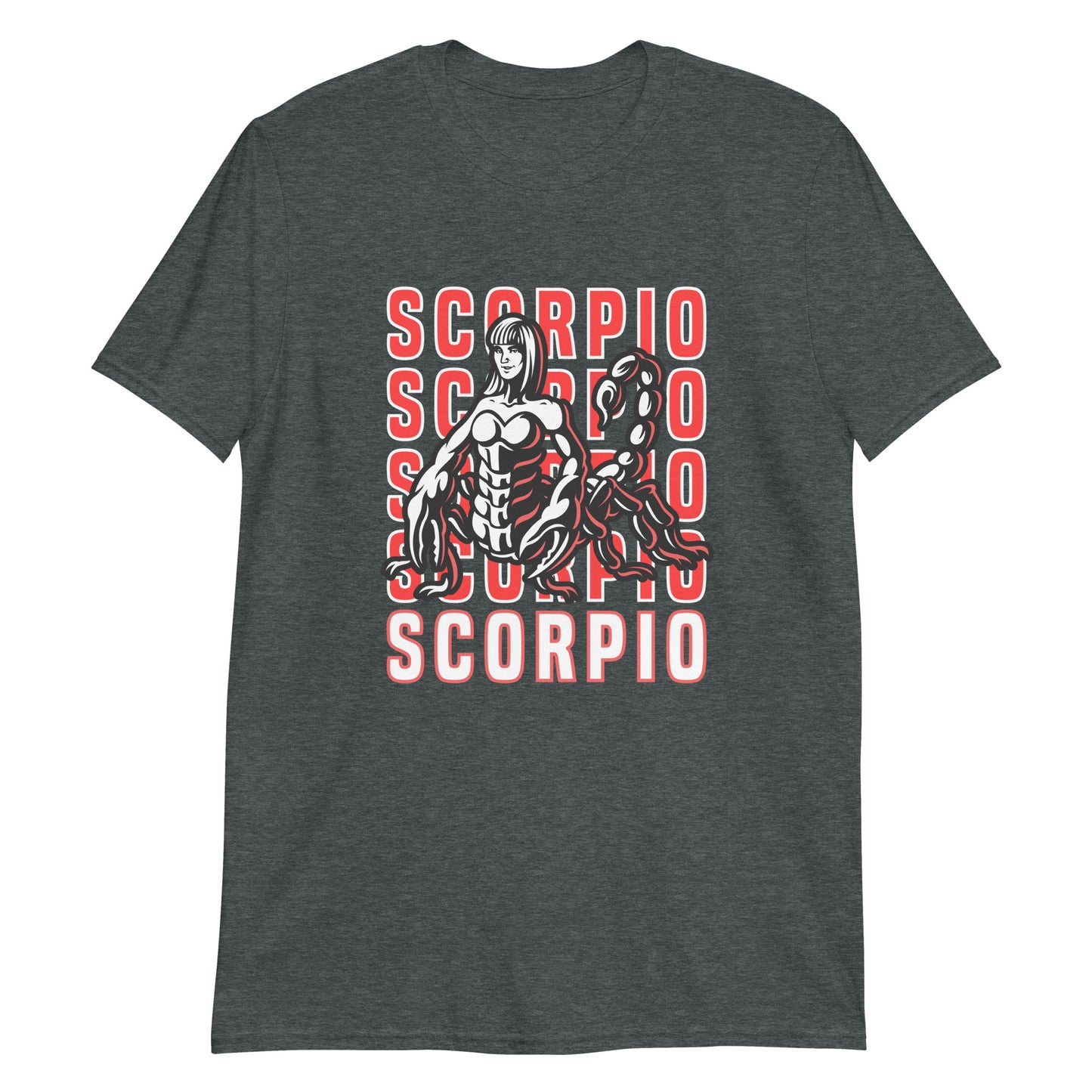 Camiseta unisex de manga corta del Zodíaco Escorpio