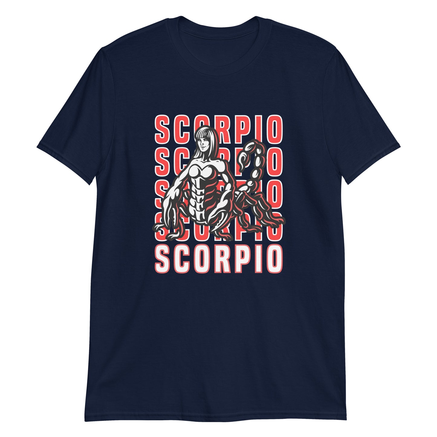 Camiseta unisex de manga corta del Zodíaco Escorpio