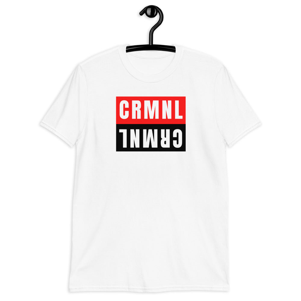 Camiseta ajustada con la marca Criminal 'CRMNL