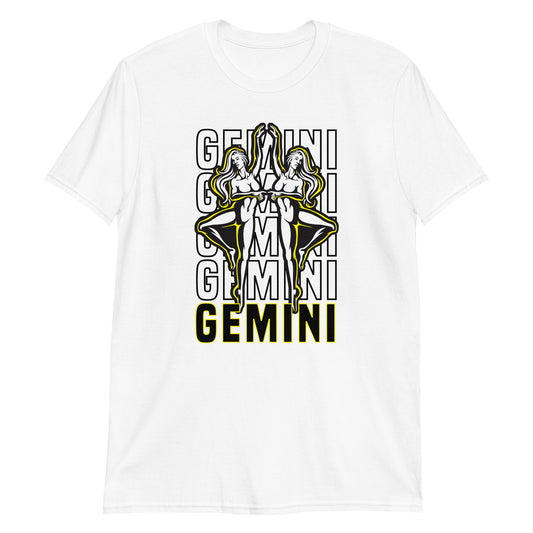 Camiseta unisex de manga corta Géminis