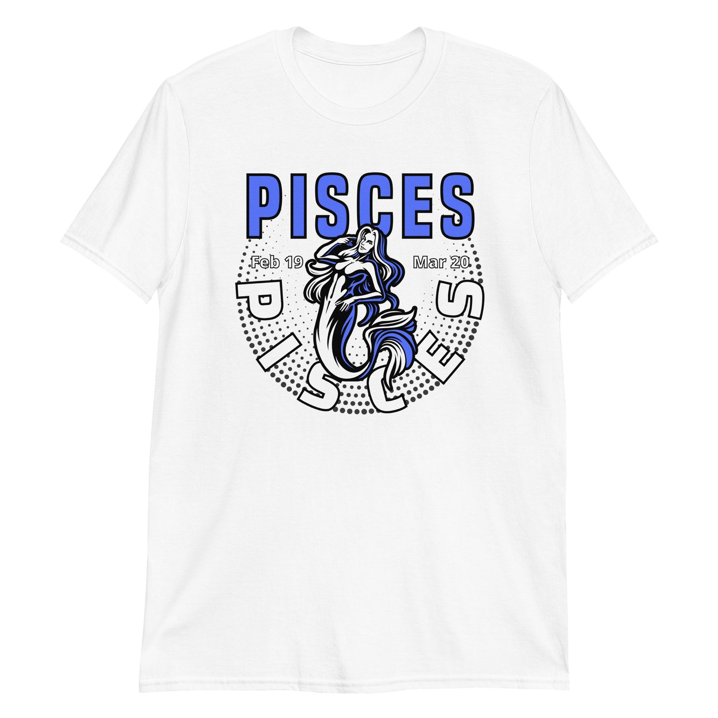 Camiseta unisex de manga corta Piscis