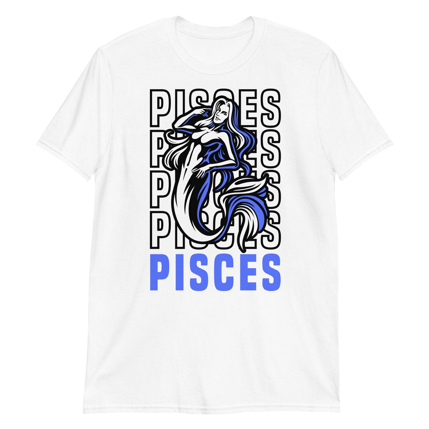 Camiseta unisex de manga corta Piscis Zodiac