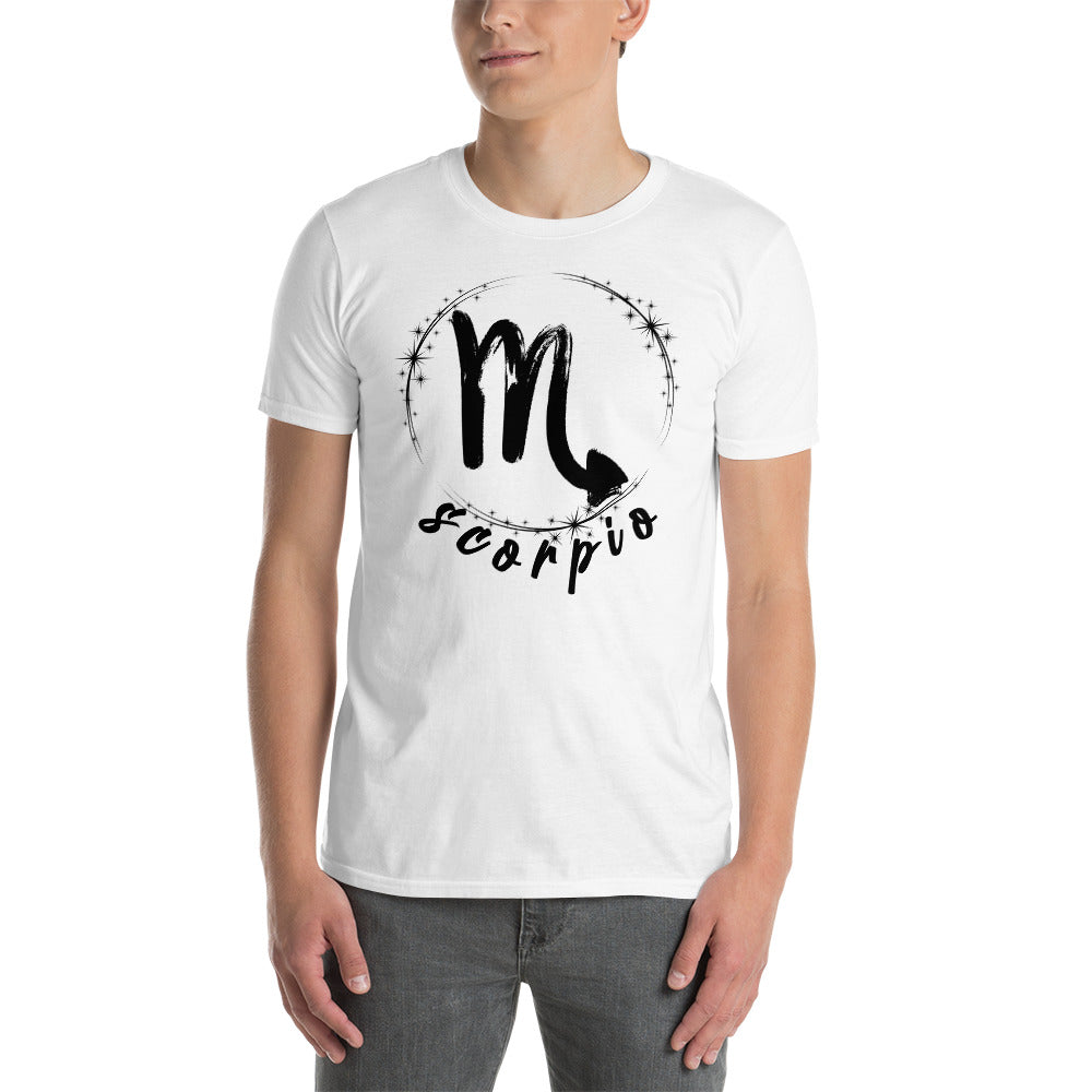 Escorpio Zodiac Astrología camiseta unisex de manga corta