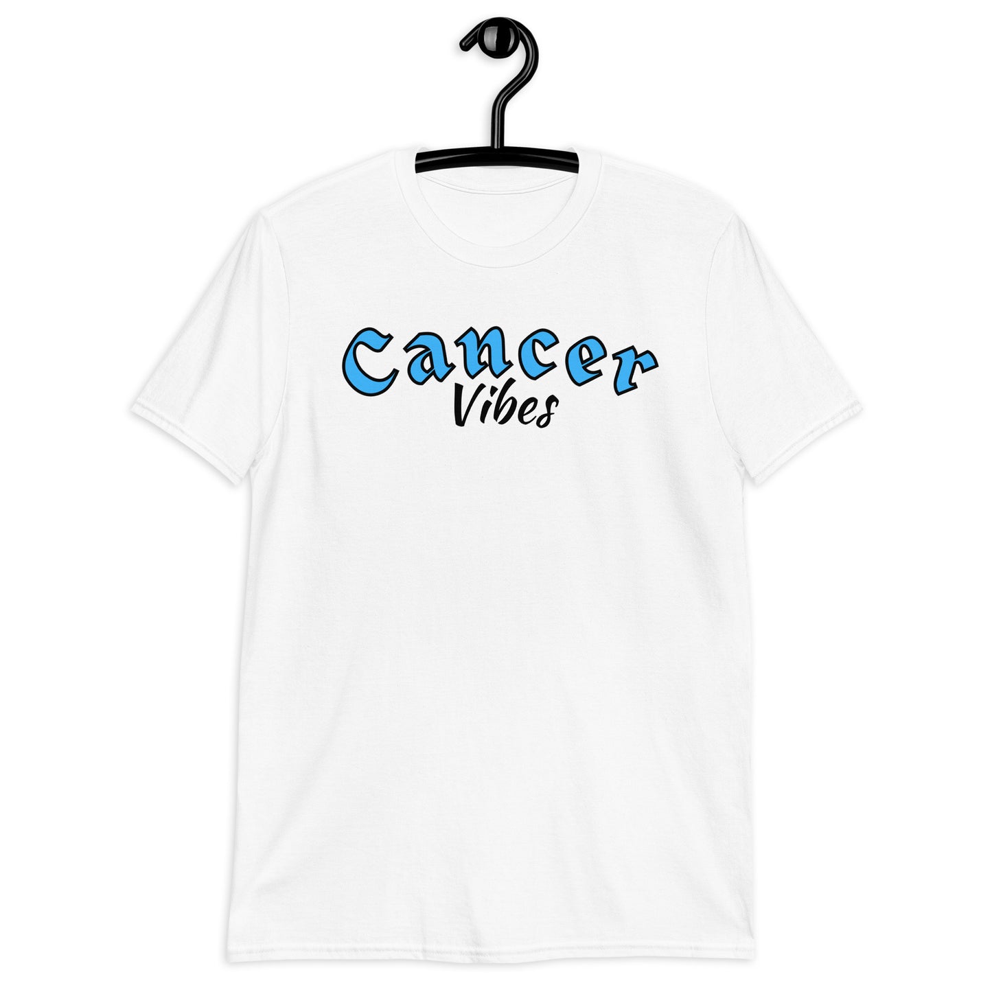 Camiseta unisex de manga corta contra el cáncer