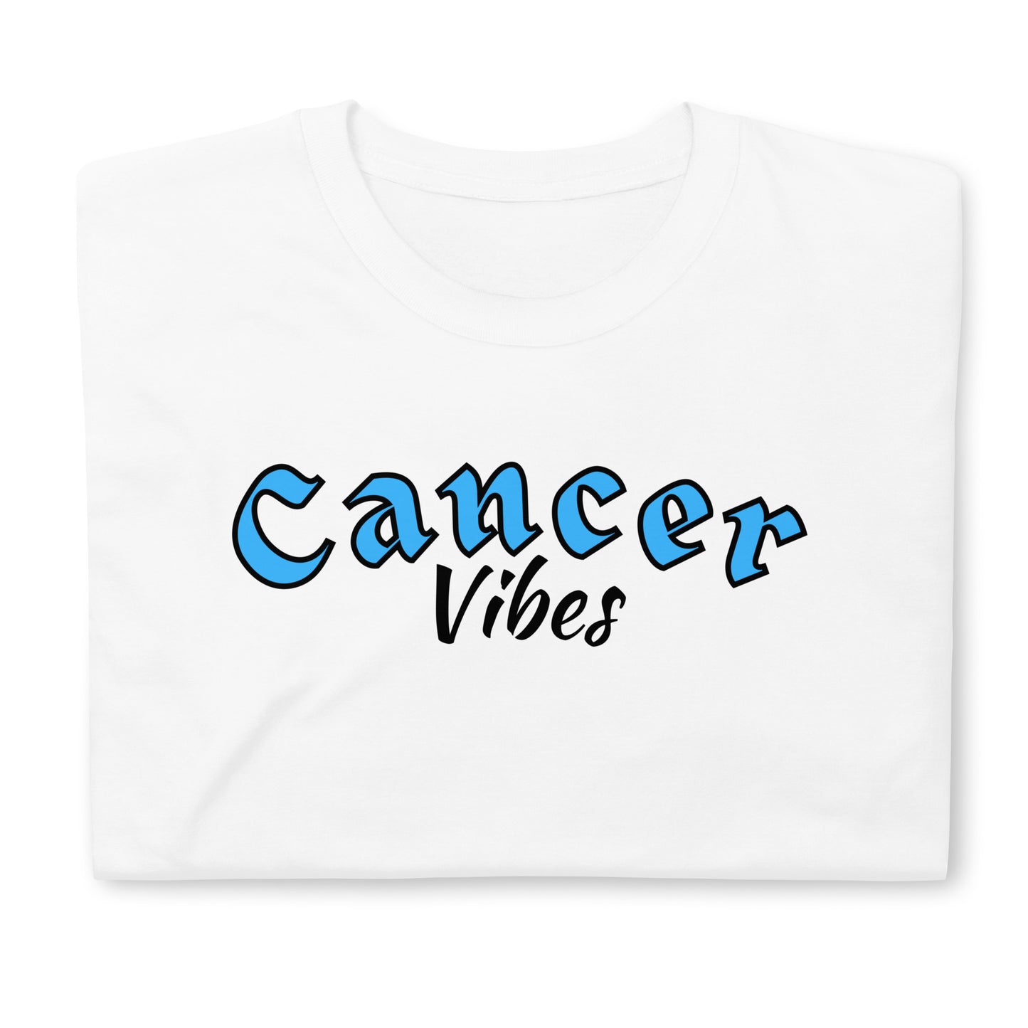 Camiseta unisex de manga corta contra el cáncer