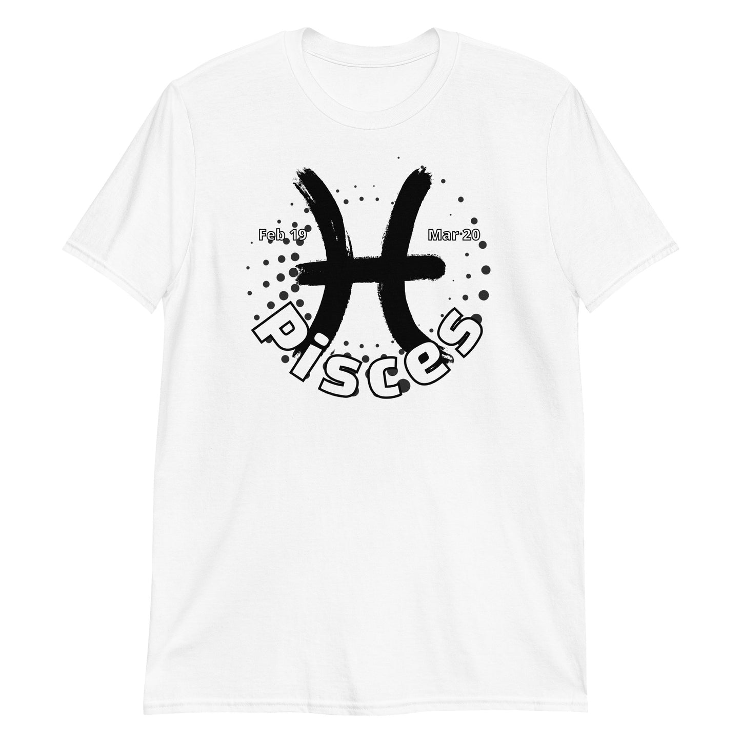 Camiseta unisex de manga corta Piscis