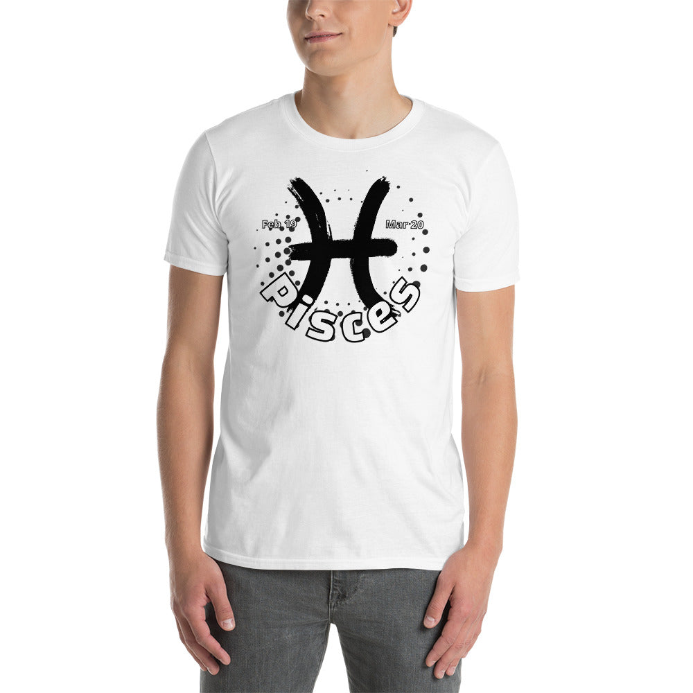 Camiseta unisex de manga corta Piscis