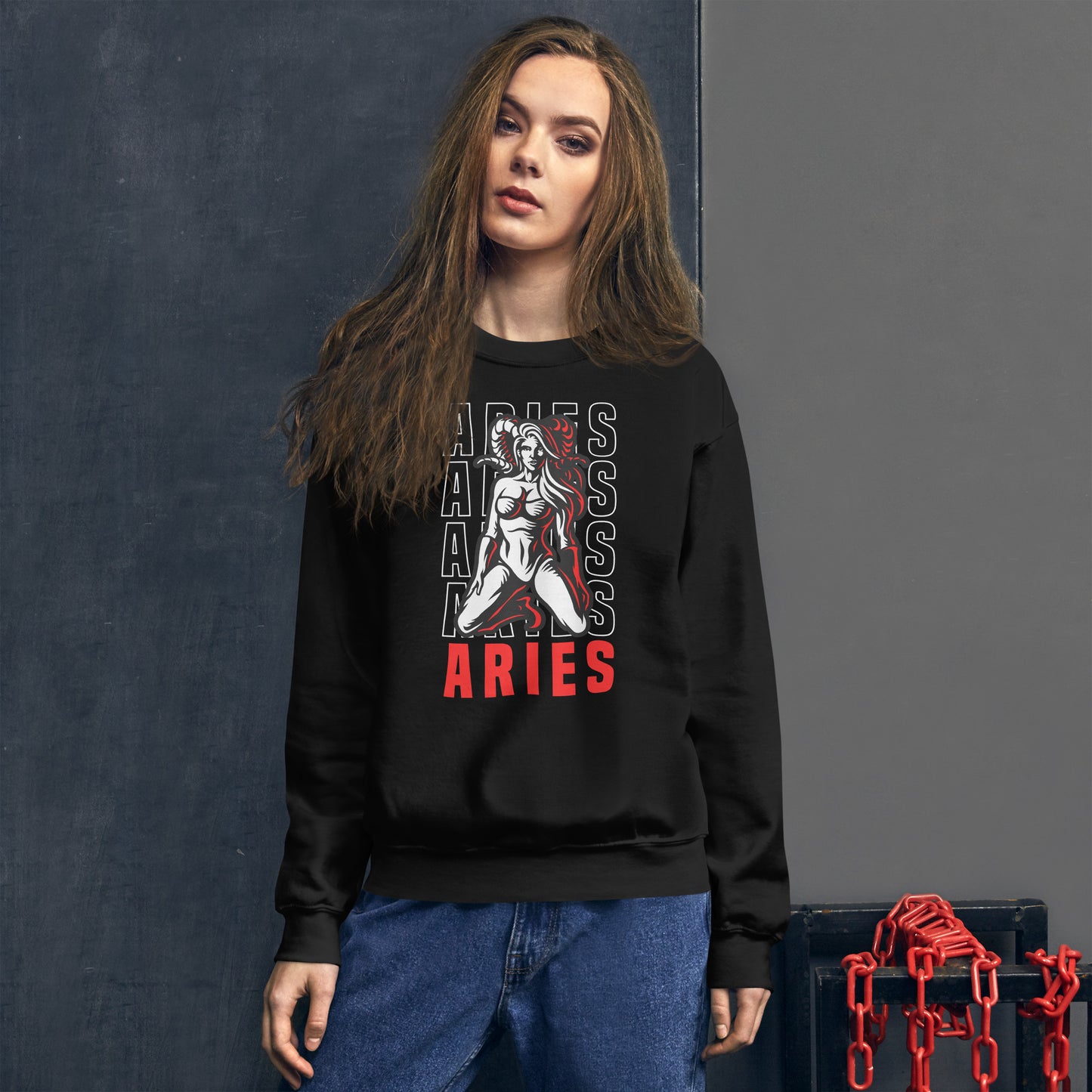 Sudadera unisex Aries Zodiac