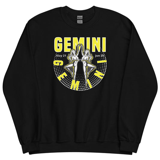 Sudadera unisex con signo del zodiaco Géminis