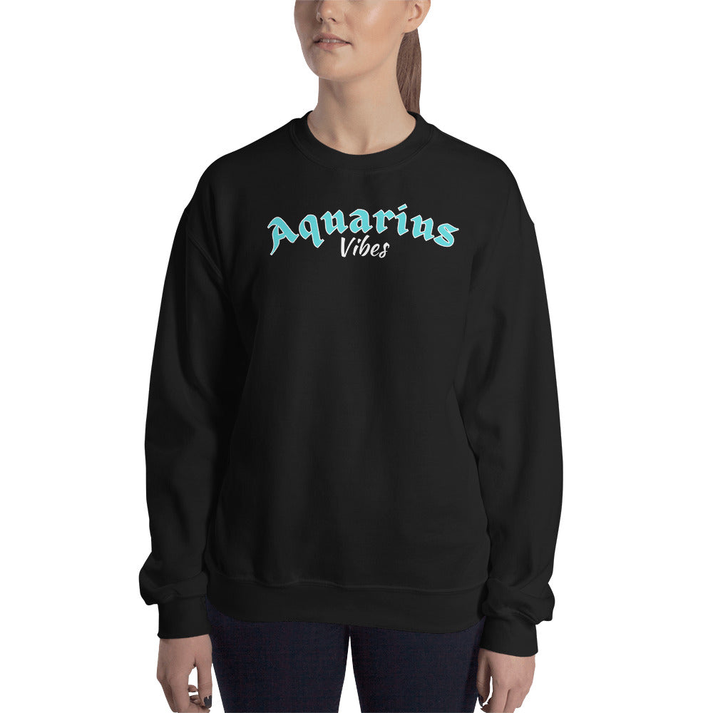 Aquarius Zodiac Sign Unisex Sweatshirt