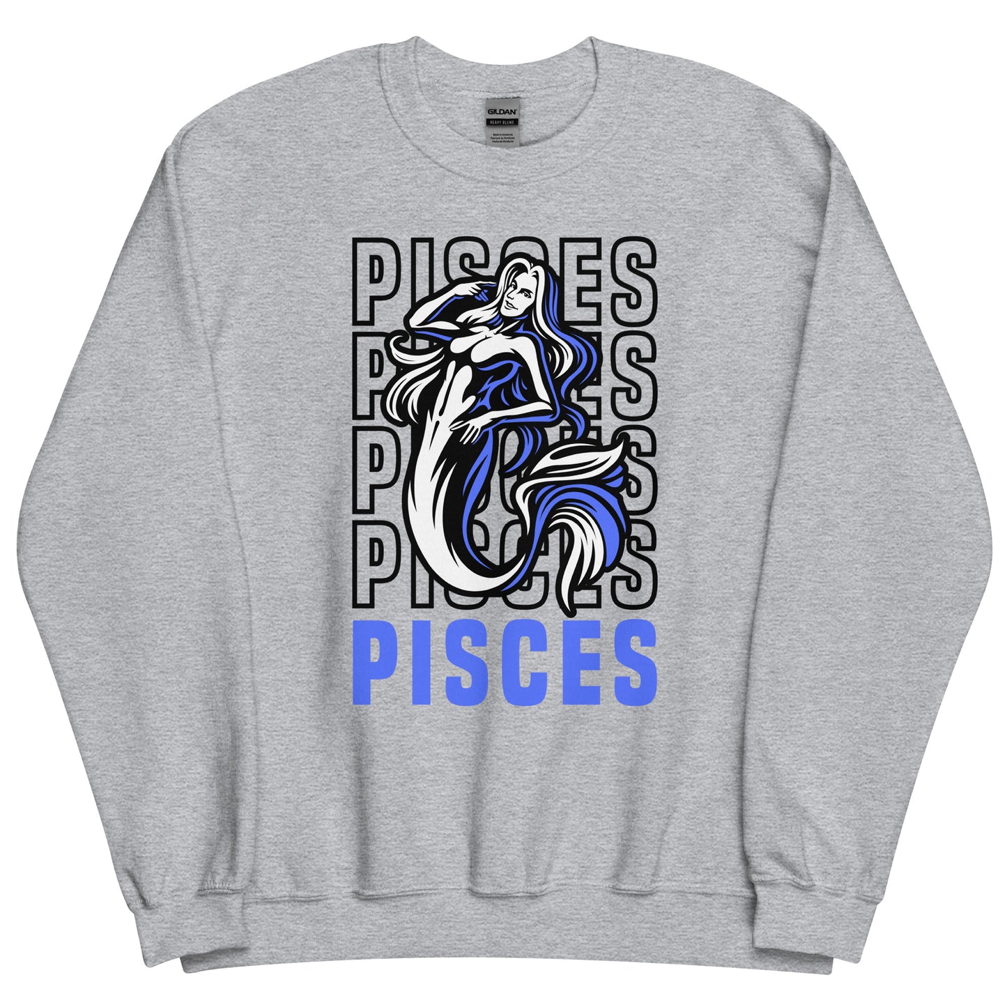 Sudadera unisex con signo del zodíaco de Piscis