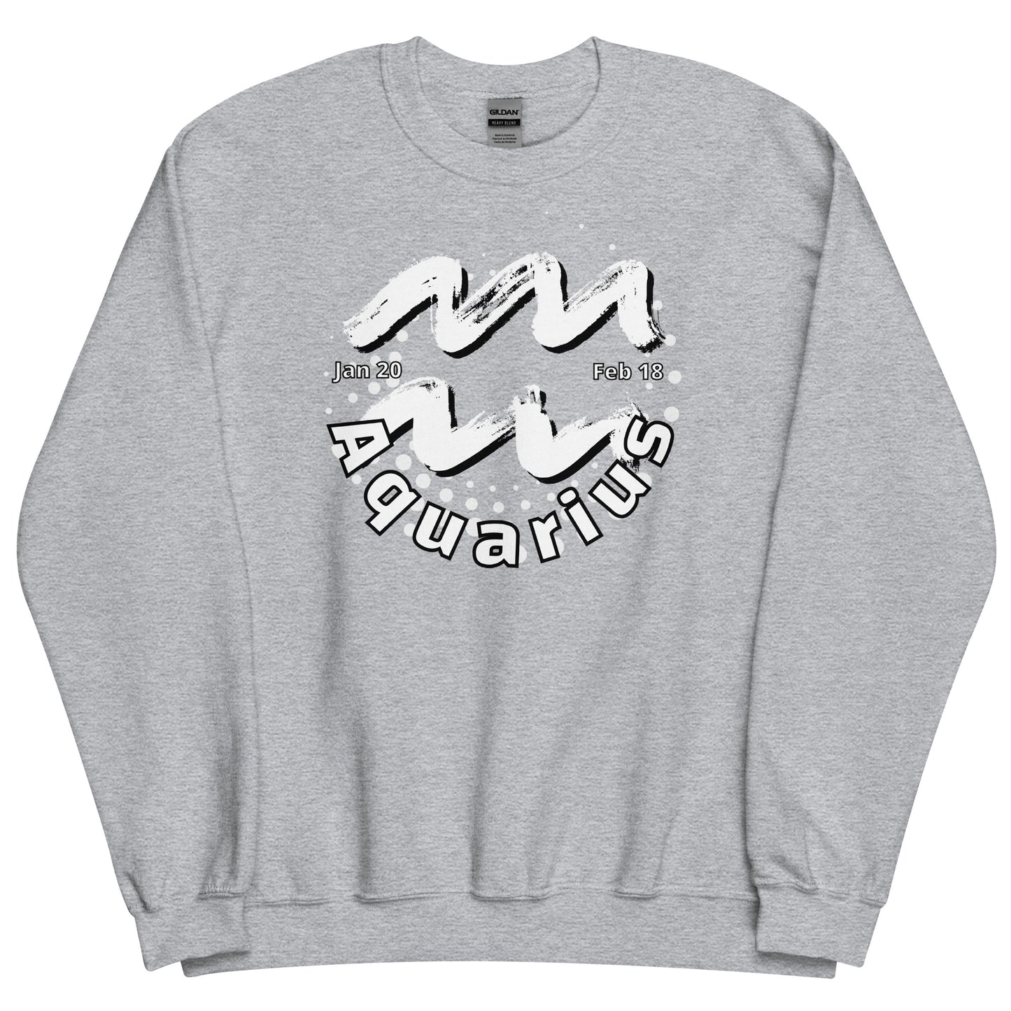 Aquarius Zodiac Sign Unisex Sweatshirt